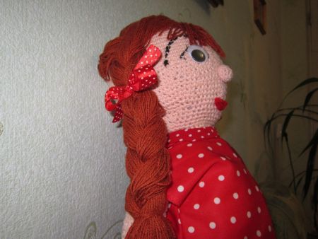 Кукла «Фрося» в технике вязания крючком