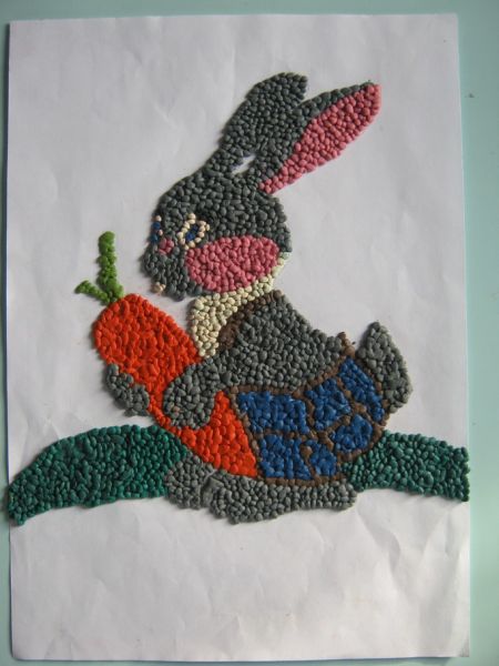 «Заяц с морковкой» вблизи