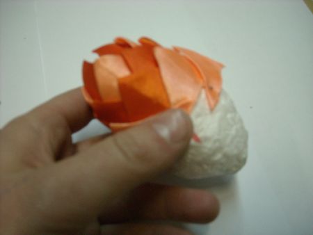  Прикрепляем "Уголки" на основу - шишку