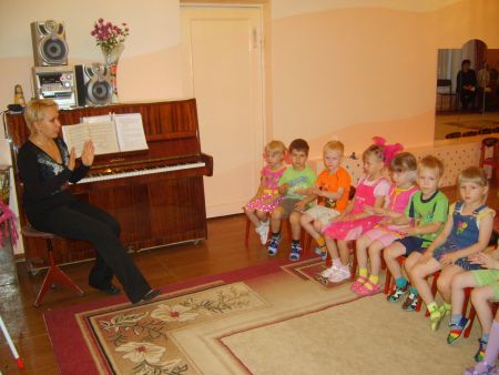 Музыкальное тематическое занятие «Дождик»