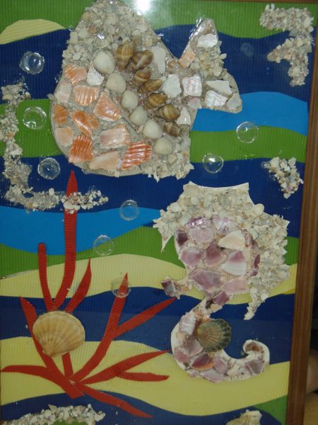 Картина из ракушек