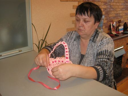 Отделка корзины