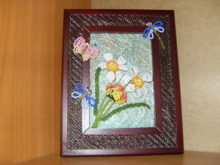 «Дыхание весны» из бисера на проволоке