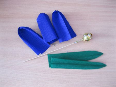 Букеты из конфет «Тюльпаны»