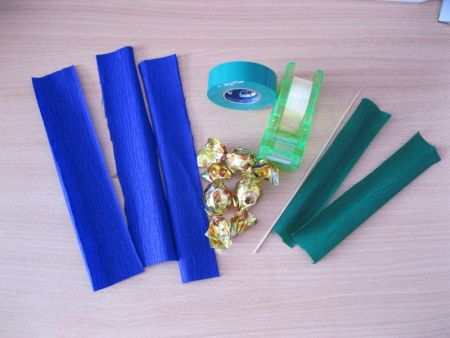 Букеты из конфет «Тюльпаны»