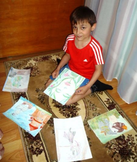 Юра Бекназарян за работой.