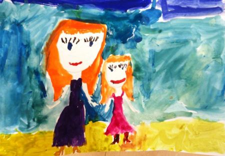 Рисунок 1. Я и моя мама.