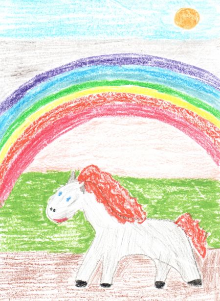 Рисунок 1. Радужная лошадка