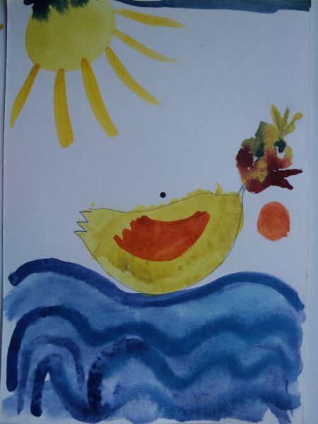 Рисунок «Утенок»