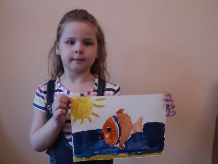 Рисунок «Золотая рыбка»