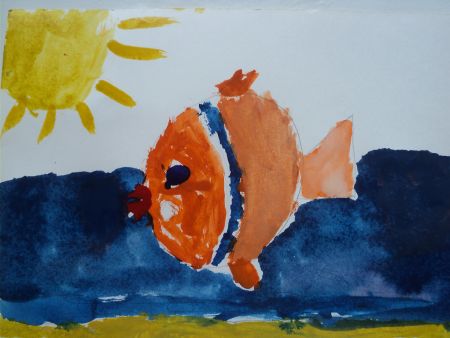 Рисунок «Золотая рыбка»