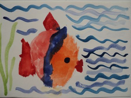 Рисунок «В аквариуме»