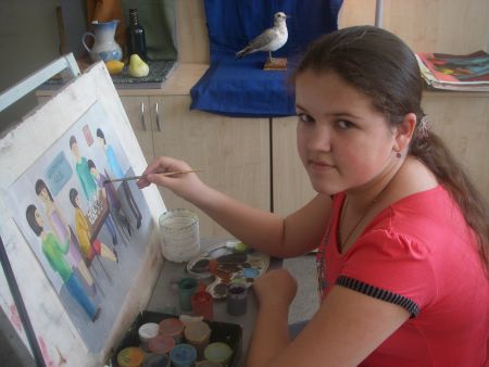 Автор за работой