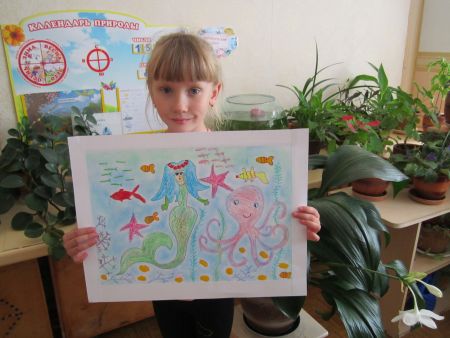  Автор со своей работой.