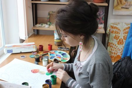 Автор за работой