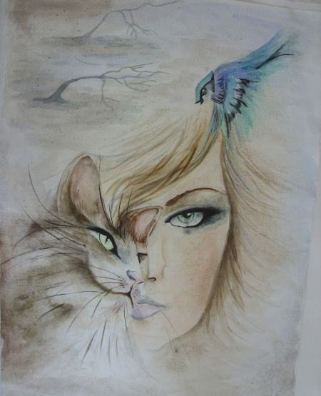 Рисунок 2. &laquo;Единство женщины и природы&raquo;