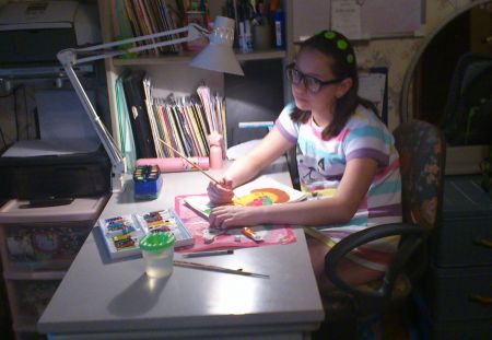 Автор за работой.