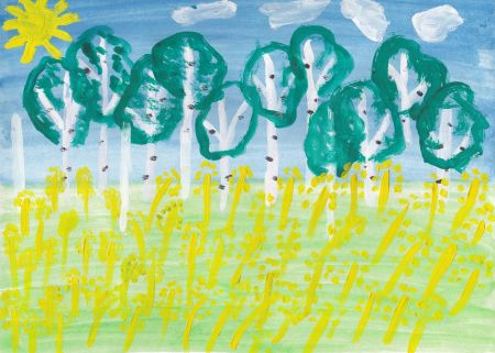 Рисунок 2. «Березовая роща»