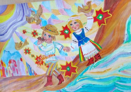 Рисунок 2.  «Гуканне вясны» (Зов Весны).