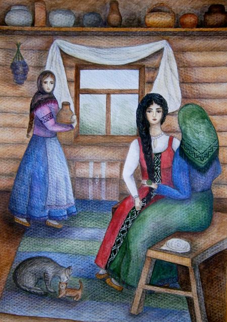 Рисунок 3. Иллюстрация к сказам Бажова.