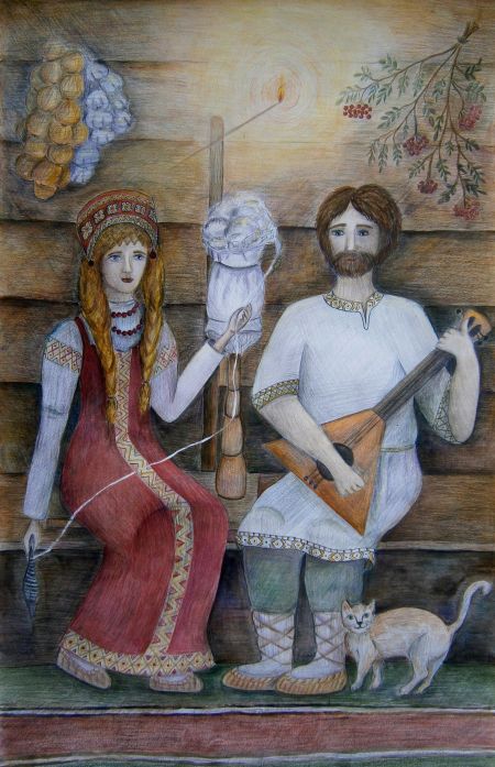 Рисунок 2. В горнице моей светло