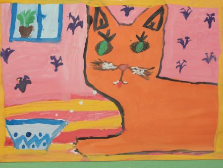 Рисунок 1. «Котик – рыженький животик»