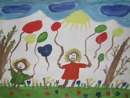 Рисунок 2. «Ура, лето!»