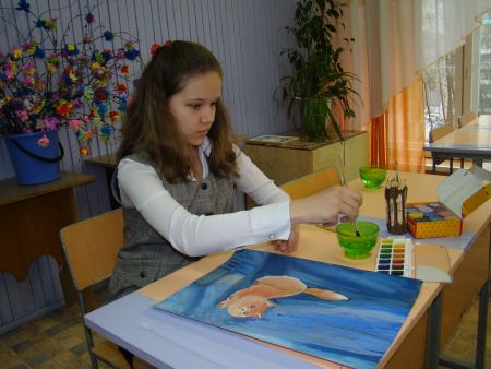 Автор за работой