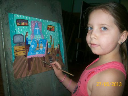 Автор за работой.