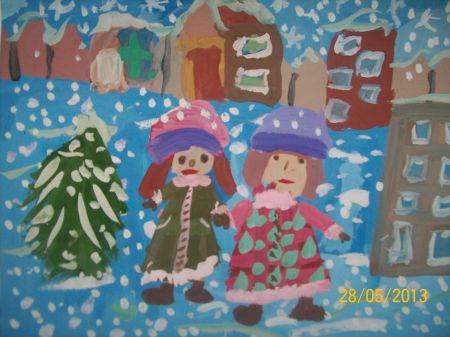 Рисунок «Снегопад»