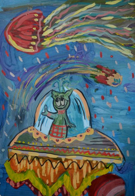 Фото 1. В космосе далеком...