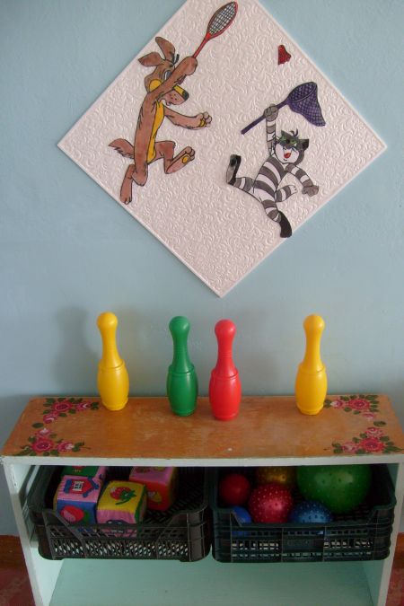 Фото 5. Спортивный уголок