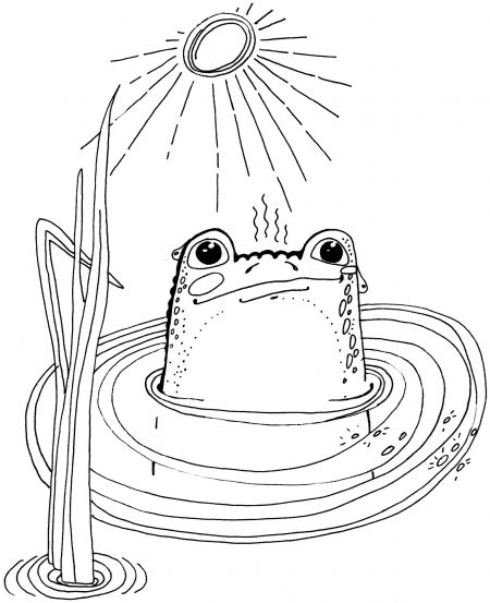 1. Квашечка в воде сидела, Вперед весело смотрела.