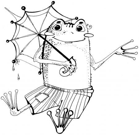 3. Квашка прыгала, скакала,  Громко песню напевала.