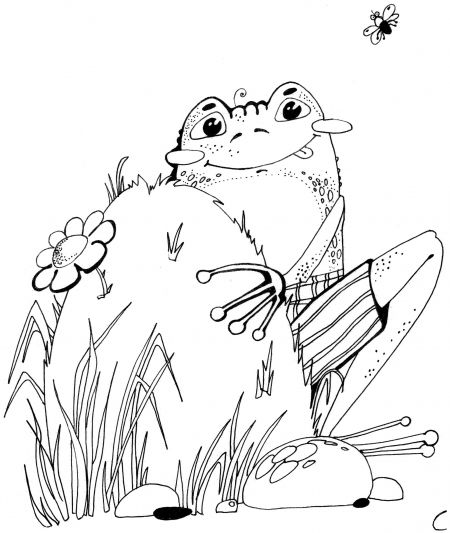 4. Пошла Кваша погулять, С друзьями в прятки поиграть.