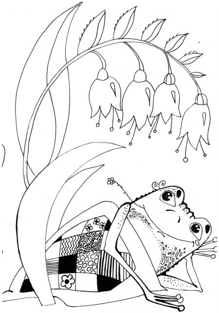 9. Под колокольчик улеглась,  И до утра спать собралась.