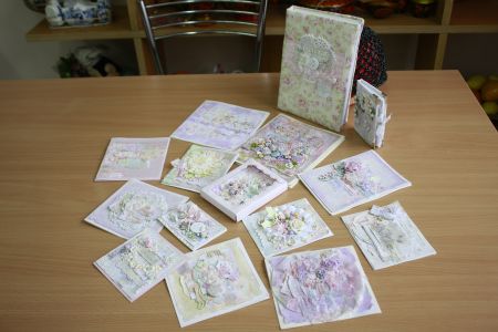 &laquo;Открытки для милых дам&raquo; в технике скрапбукинг