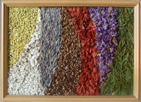 Гобелен из сухоцветов