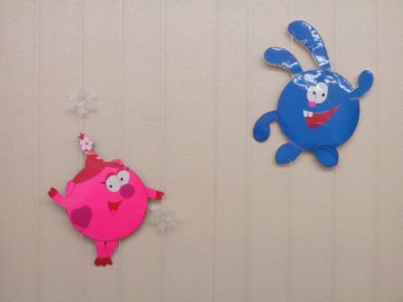 Оформление музыкального зала &laquo;Весёлые Смешарики&raquo;