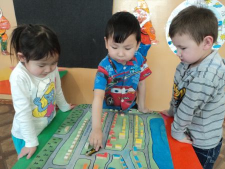 Макет села Абый